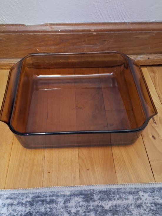 Anchor Hocking Other - Anchor Hocking Amber Glass Square Baking Dish